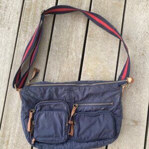 Women's Blue Vintage Gap Shoulder Bag/Purse